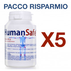 HumanSafe 90 gr pacco risparmio 5 confezioni